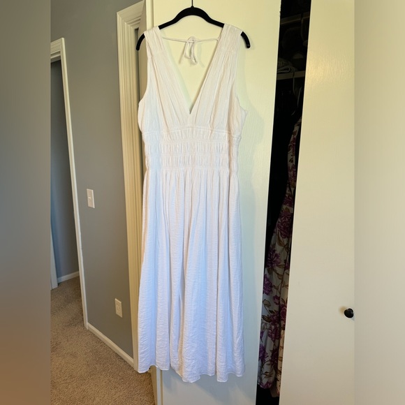 NEVER WORN Abercrombie and Fitch dress white XXL - Picture 3 of 5